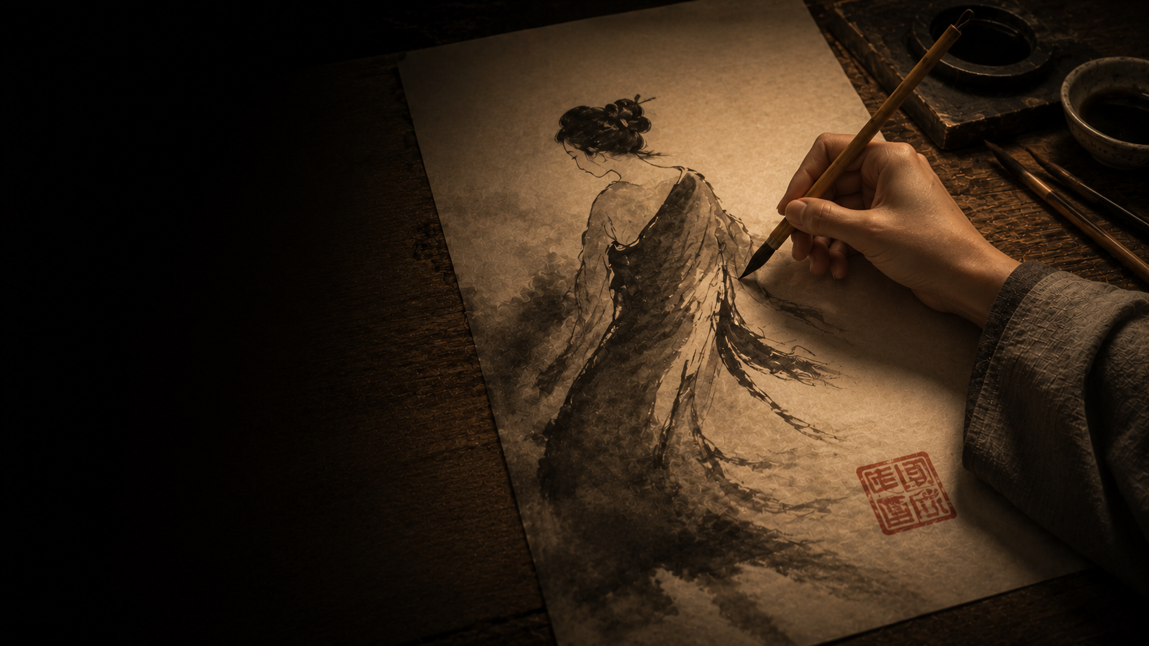 Women History Wrote Out – 01 –  The Hand Behind Hokusai